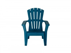 Fauteuil Adirondack Résine Injectée Bleu Miami, 1 Personnes