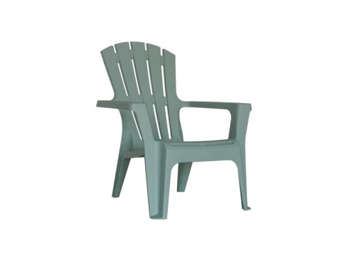 Fauteuil Adirondack Résine Injectée Vert Laguna, 1 Personnes