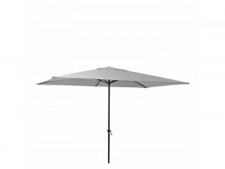 Parasol Pied Central Polar Gris Rectangulaire, L.300 X L.194 Cm