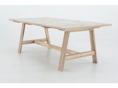 Table De Repas Soho Heritage Rectangulaire Gris 6 Personnes