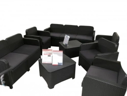 Coussin D'Assise De Chaise/Fauteuil Feria, Gris Anthracite L.57 X H.5 Cm