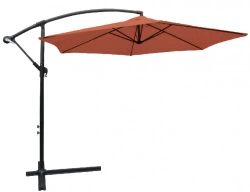 Parasol déporté rond COLLIOURE  - Terre cuite