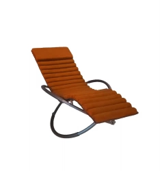 Bain de soleil Swing Luxe Monaco en aluminium - Terracotta