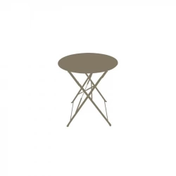 Table ronde pliante en acier Ø60 cm