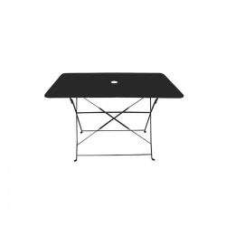 Table rectangulaire pliante en acier 110 x 70 cm