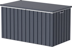Coffre de rangement en métal - 585L - Anthracite