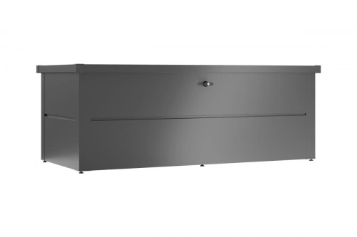 Coffre de jardin - taille L - Anthracite - 185x85x69 - acier