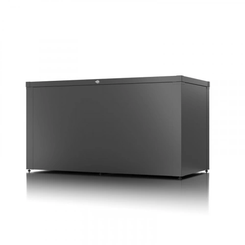 Coffre haut de rangement polyvalent - taille M - Anthracite - 159x76,5x82,2 - acier