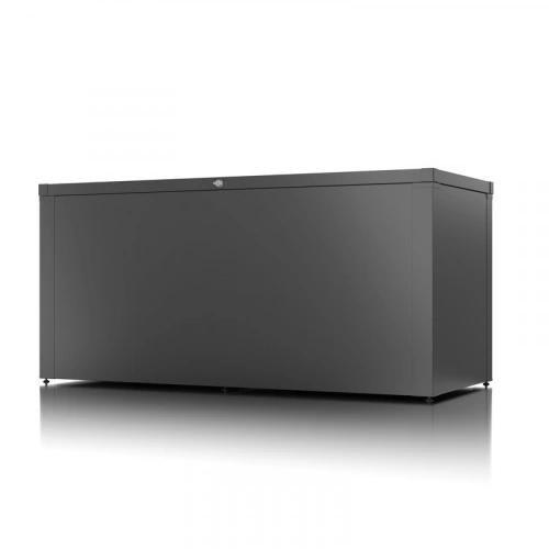 Coffre haut de rangement polyvalent - taille L - Anthracite - 179x76,5x82,2 - acier