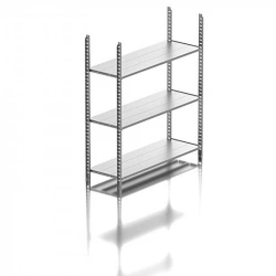 Etagère pour abri de jardin - taille L - 60cm - Aluminium