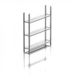 Etagère pour abri de jardin - taille M/S - 40cm - Aluminium