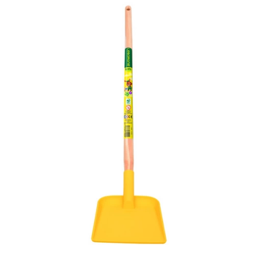 Pelle Carrée Plastique Enfant - manche bois certifié PEFC 100%