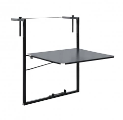 Table de balcon réglable Soléa - 55x45 cm - anthracite