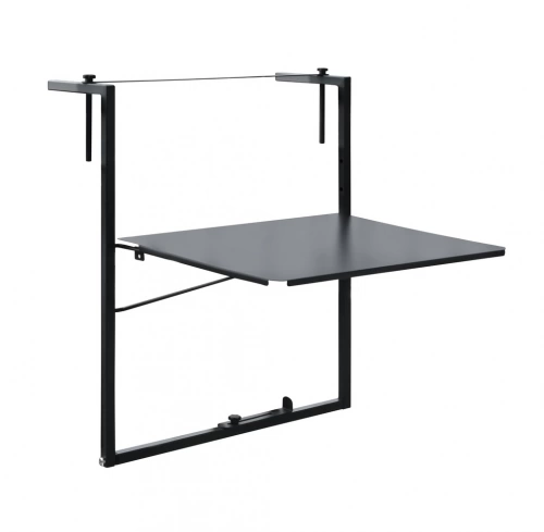 Table de balcon réglable Soléa - 55x45 cm - anthracite