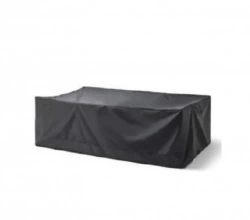 Housse imperméable pour sofa canapé de salon de jardin - FUNDAS - tissu noir ou gris foncé - imperméable - 305x190 cm