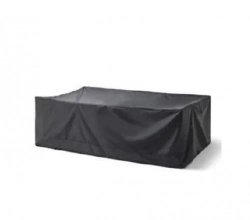 Housse imperméable pour sofa canapé de salon de jardin - FUNDAS - tissu noir ou gris foncé - imperméable - 305x190 cm