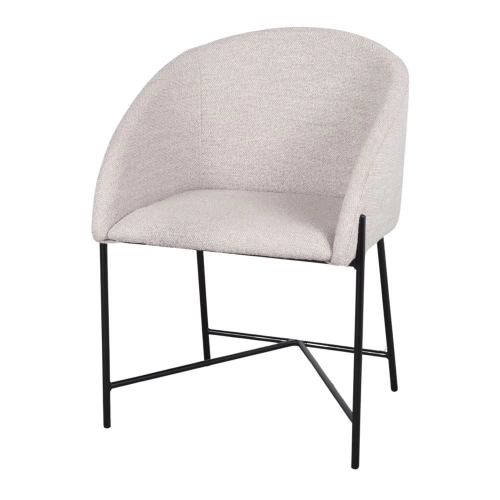 Chaise tapissée avec un style contemporain - modèle 004 - pierre