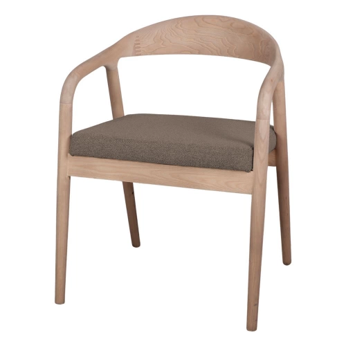 Chaise en bois avec un style nordique - modèle 014 - marron