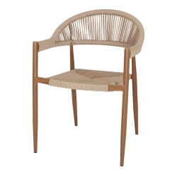 Chaise d’extérieur avec un style méditerranéen - modèle 019 - naturel