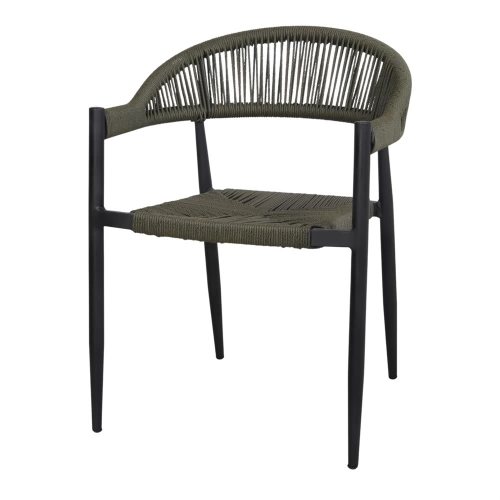 Chaise d’extérieur avec un style méditerranéen - modèle 019 - vert olive