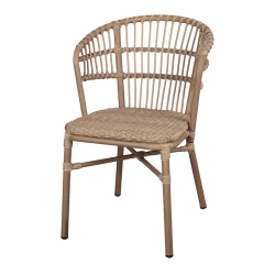 Chaise d’extérieur avec un style bistrot - modèle 035 - naturel