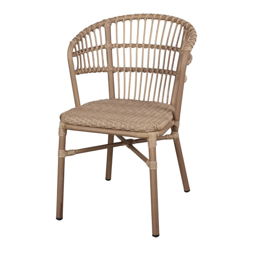 Chaise d’extérieur avec un style bistrot - modèle 035 - naturel