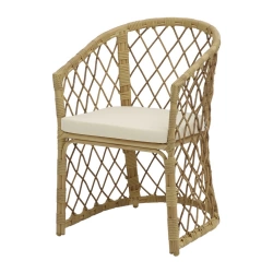 Chaise d’extérieur avec un style méditerranéen - modèle 049 - naturel