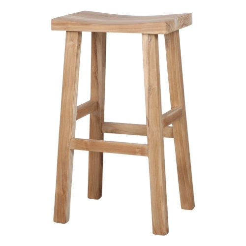Tabouret en bois avec un style rustique - modèle 067 - naturel