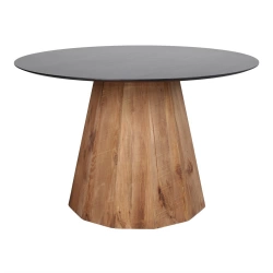 Table de salle à manger avec un style Japandi - modèle 092 - 120 cm