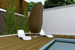 Housse de protection pour parasol déporté - 80 x H 265 cm