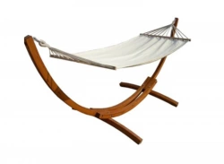Hamac support en bois + toile