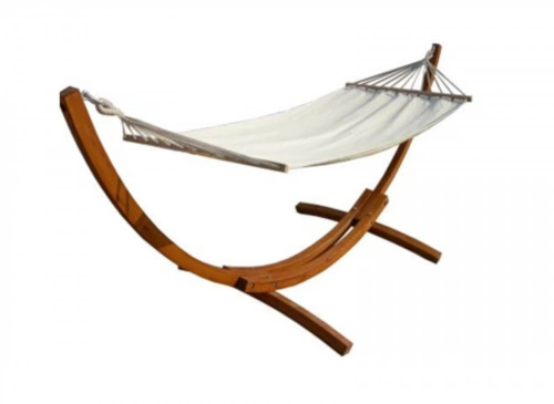 Hamac support en bois + toile