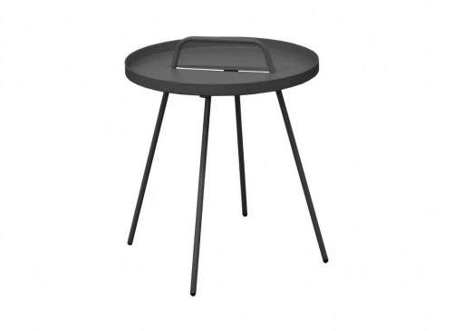 Table basse Flower - Acier - Grise