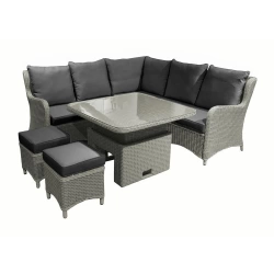 Salon De Jardin Toulon - Alu/Resine - Grey/Gris