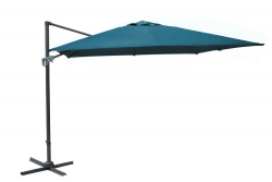 Parasol Deporte 3X4/8 Nh20 Inclinable Manivelle - Bleu