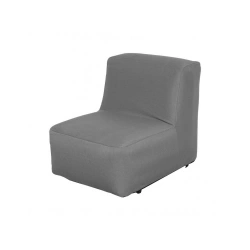 Fauteuil de détente gonflable Balloon en PVC - gris