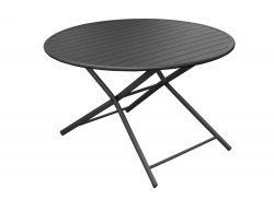 Guéridon Globe graphite Ø 120 x 74 cm