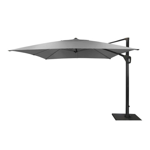 Parasol déporté Elios FULL LED alu/novasun - chiné clair 3 x 3 m