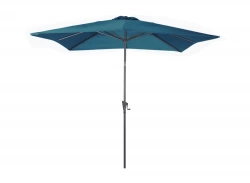 Parasol droit Manivelle tilt - grey/bleu 2.5 x 2.5 m