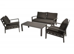 Salon de détente Matéo - graphite (set complet)