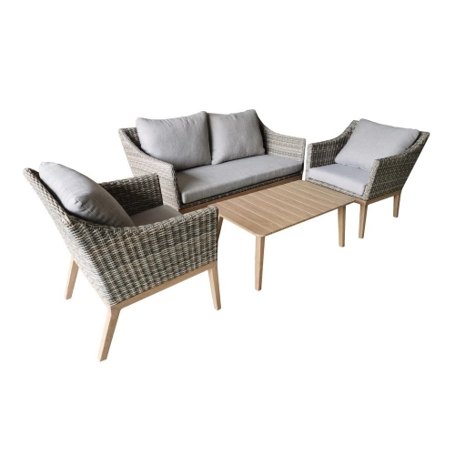 Salon de détente Vigo II - naturel (set complet)