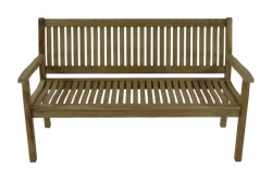 Banc de jardin Club en teck FSC - 150 x 70 x 88 cm - Teck