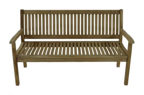 Banc de jardin Club en teck FSC - 150 x 70 x 88 cm - Teck