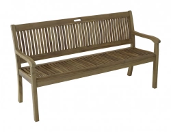 Banc - AMADEO - Acacia FSC 100% - Look teck - 158 cm