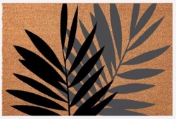 Paillasson 60x40 Fibre Naturelle - Feuilles