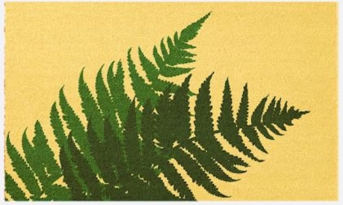 Paillasson 75x45 Fibre Naturelle - Fougères