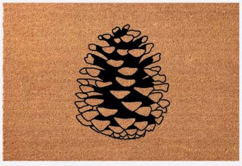 Paillasson 75x45 Fibre Naturelle - Pomme de Pin