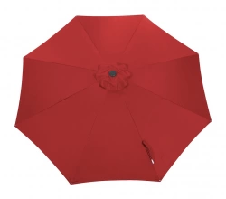 Toile Parasol Mat Droit 300 par 8 Polyester 200gr SD - Rouge