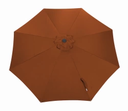 Toile Parasol Mat Droit 300 par 8 Polyester 200gr SD - Sienne