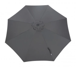 Toile Parasol Mat Droit 350/8 Polyester 200gr SD - Gris